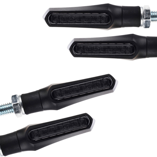 ToXx LED Blinker Shark X1 schwarz getönt 4er Set