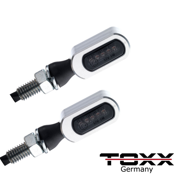 ToXx LED Blinker Attos chrom getönt