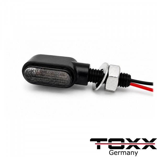 LED Blinker MT-X2 getönt schwarz 4er Set