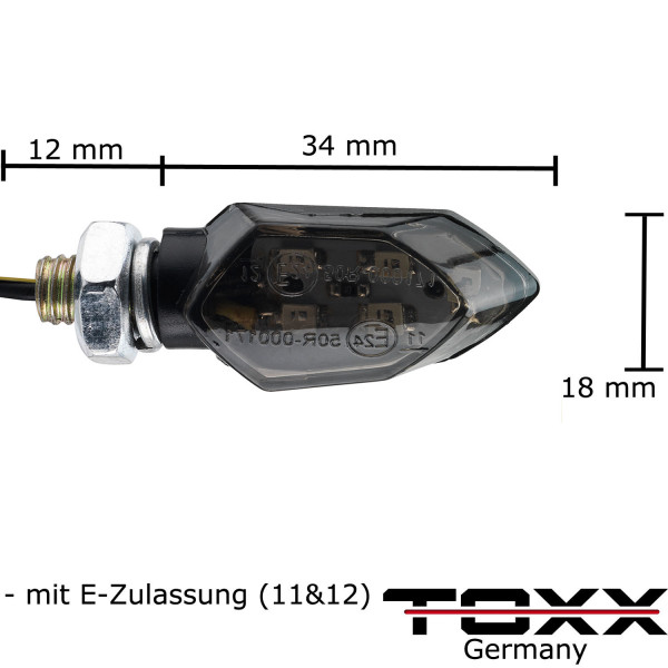 ToXx LED Blinker Tight schwarz getönt