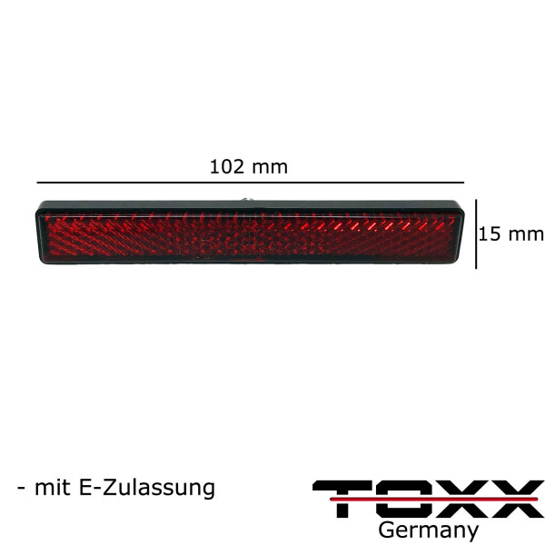 ToXx Motorrad Kennzeichen Reflektor zum Schrauben