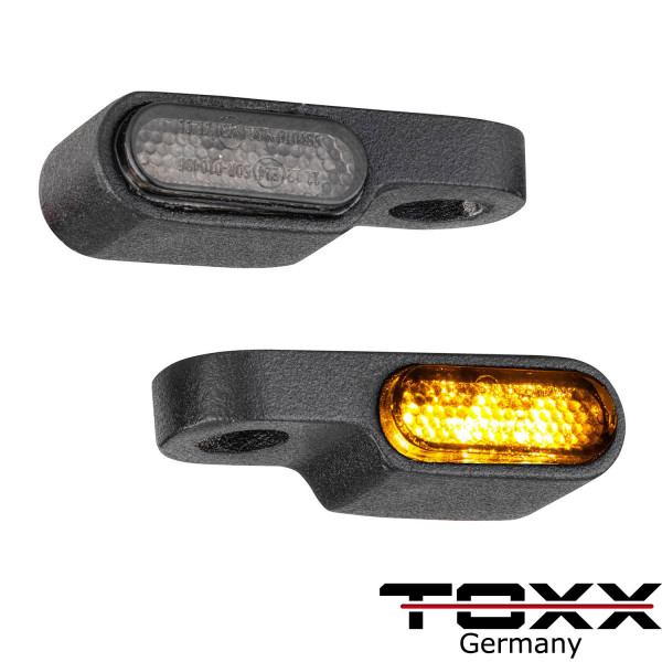 Toxx LED Blinker Custom Short schwarz getönt