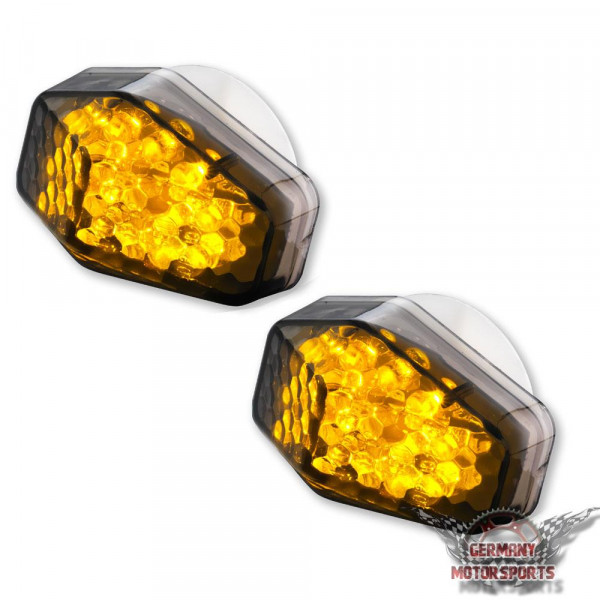 LED Verkleidungsblinker Suzuki schwarz getönt