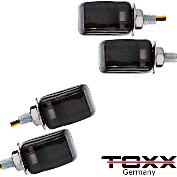 ToXx Led Blinker Pico schwarz getönt 4er Set