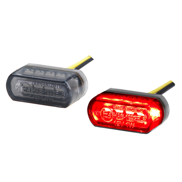 Toxx 3in1 LED Rücklicht Blinker Micro Stripe leicht getönt