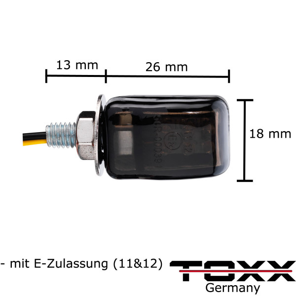 ToXx Led Blinker Pico schwarz getönt