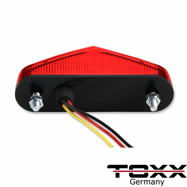 ToXx LED Rücklicht Triangle rot