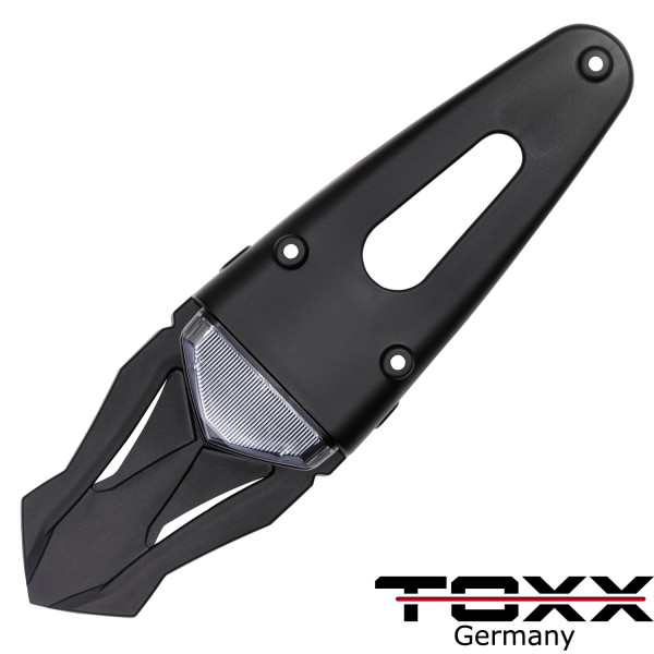 ToXx LED Rücklicht Triangle Stealth schwarz getönt mit Halter