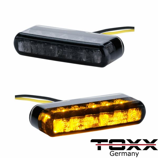 ToXx LED Blinker Shorty schwarz getönt
