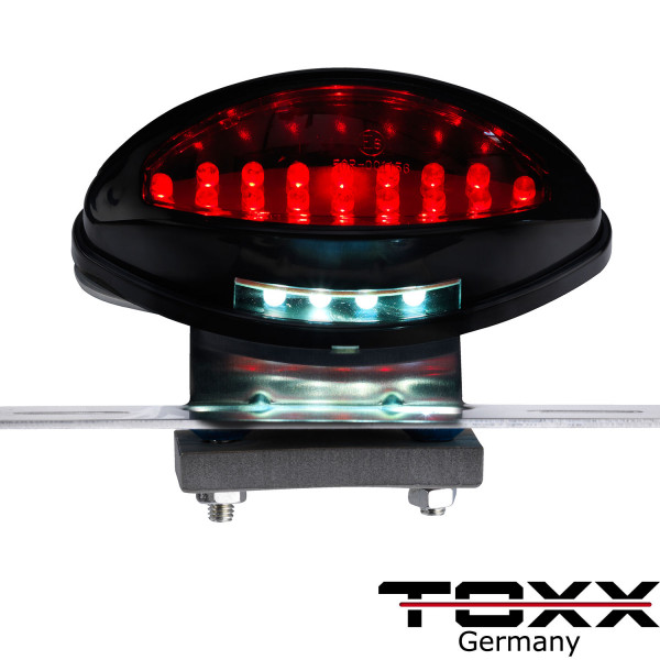 ToXx LED Rücklicht Classic mit Kennzeichenhalter