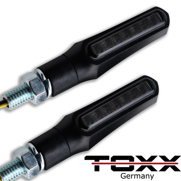 ToXx LED Blinker Lauflicht X1 Sequentiell schwarz getönt