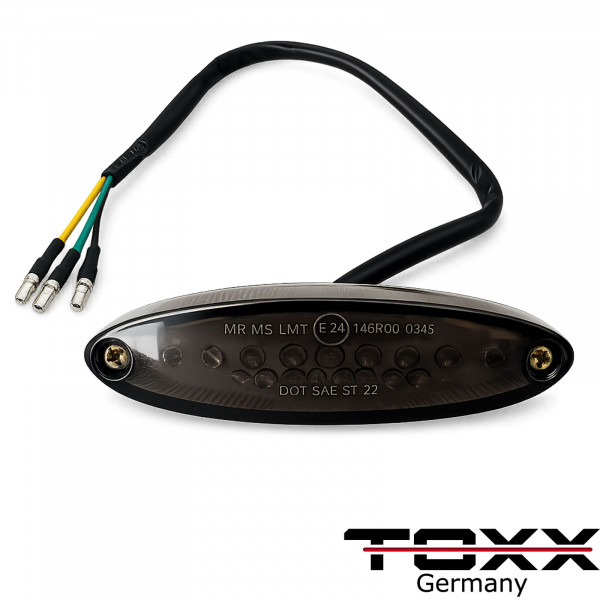 LED Motorrad Rückleuchte Street One schwarz smoke getönt