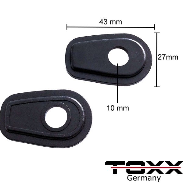 ToXx Blinker Adapterplatten Kawasaki Z900 Z650