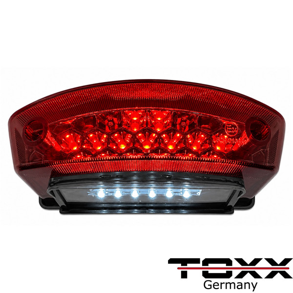LED Rücklicht HexaGlow schwarz getönt