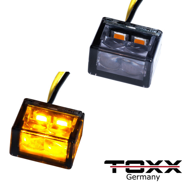 ToXx LED Blinker Cube schwarz getönt
