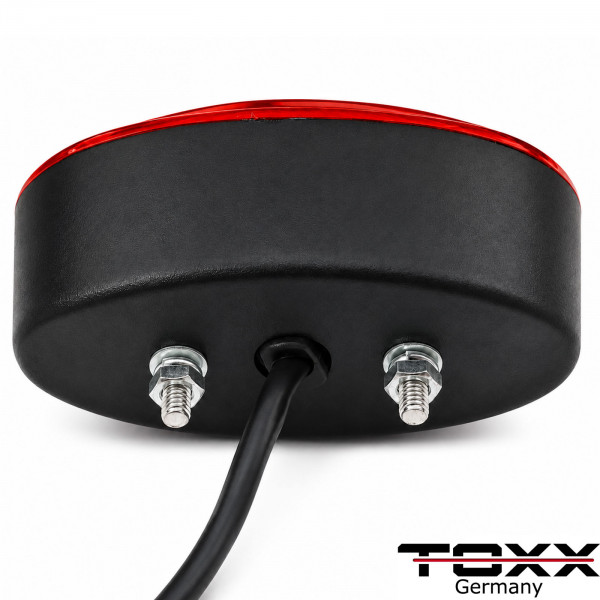 LED Rücklicht Cat Eye II schwarz rot