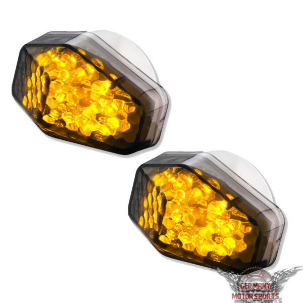 LED Verkleidungsblinker Suzuki schwarz getönt