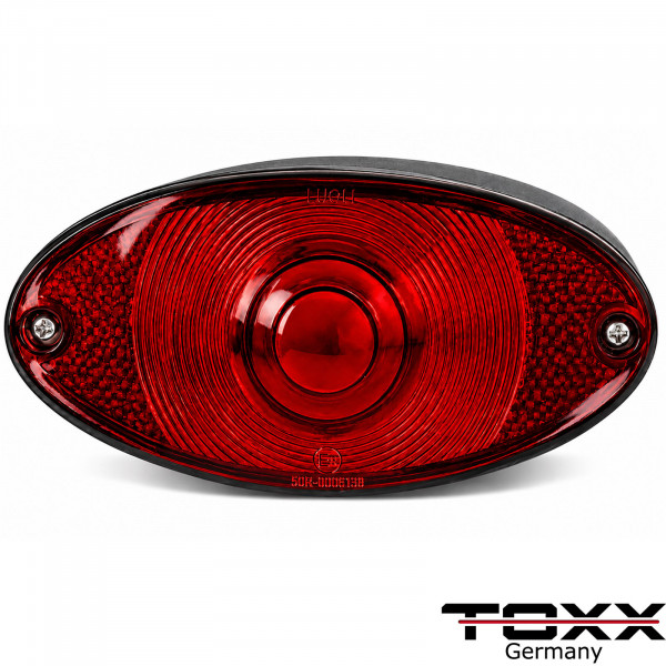 LED Rücklicht Cat Eye II schwarz rot