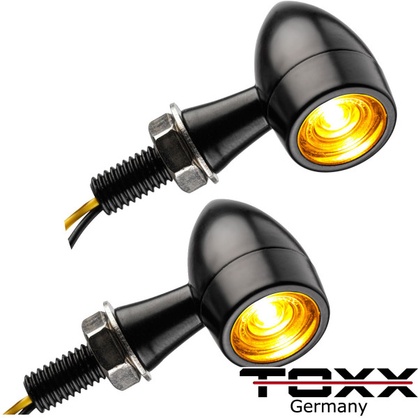 LED Blinker Bullet Clear 4er Set