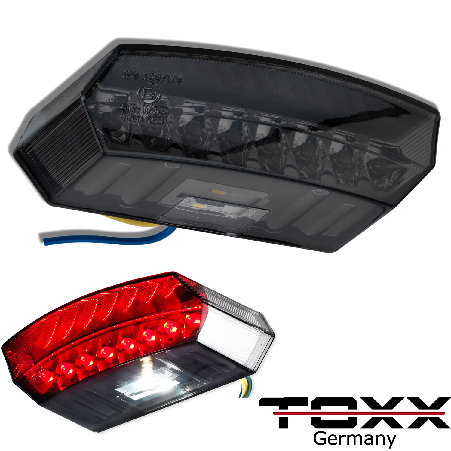 ToXx LED Kennzeichen Beleuchtung X1, Kennzeichenbeleuchtung