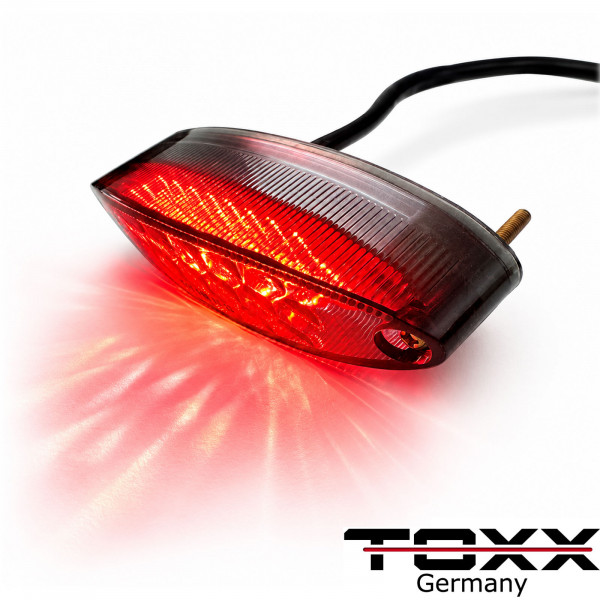 LED Motorrad Rückleuchte Street One schwarz smoke getönt