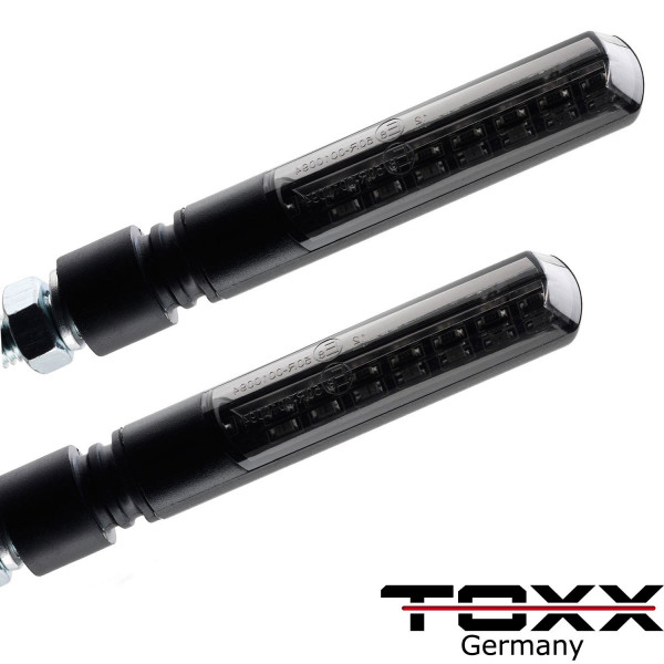 ToXx LED Blinker + Rücklicht Blinker Sequentiell Blade schwarz getönt