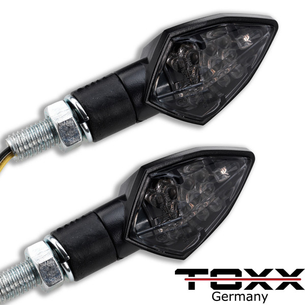 ToXx LED Blinker Rock schwarz getönt