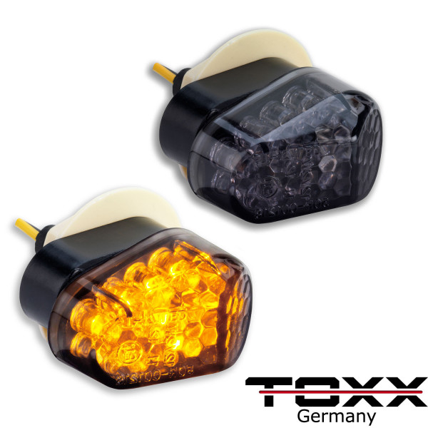 ToXx LED Verkleidungsblinker Schwarz Yamaha FZ1 FZ1S / N / Fazer 2006-2015 RN16