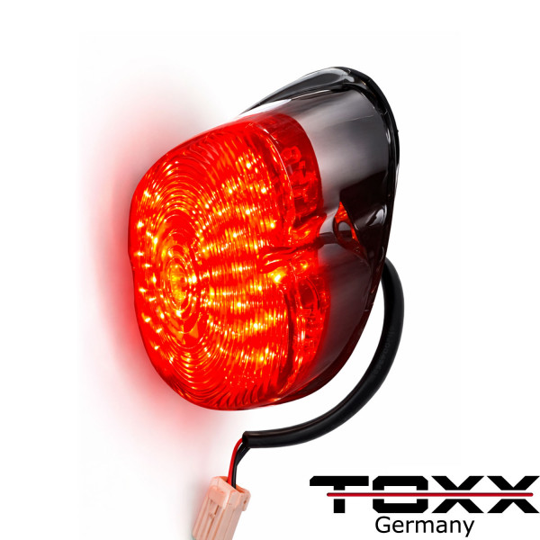 ToXx LED Rücklicht schwarz getönt passend für Harley Davidson