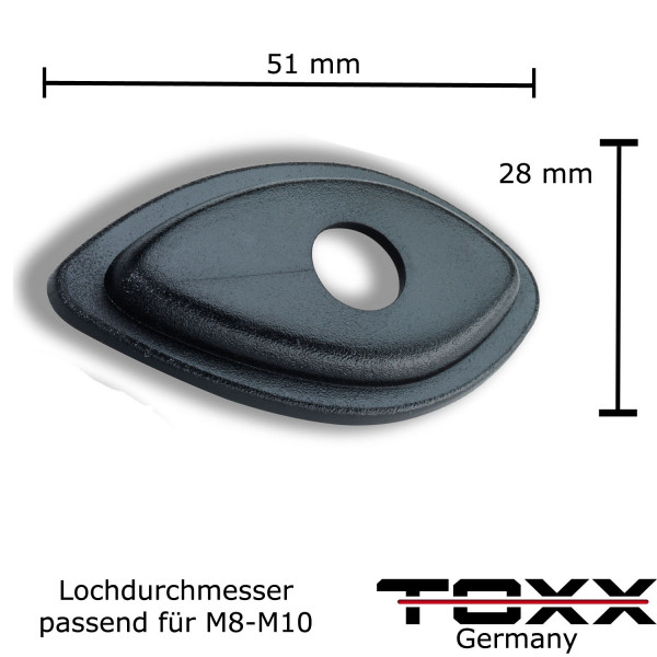 Honda Blinker Adapter Platten Blinkerplatten