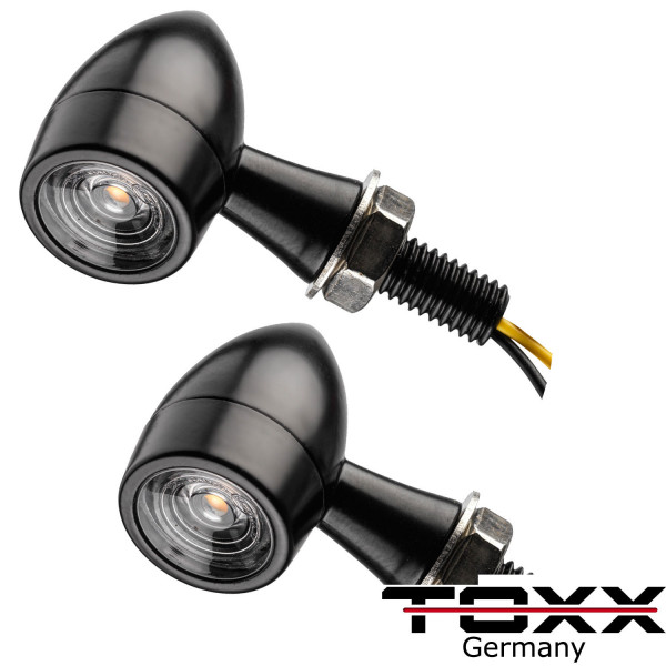 LED Blinker Bullet Clear 4er Set