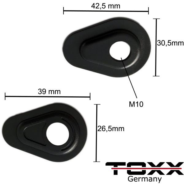 ToXx Blinker Adapterplatten Yamaha MT07 MT09