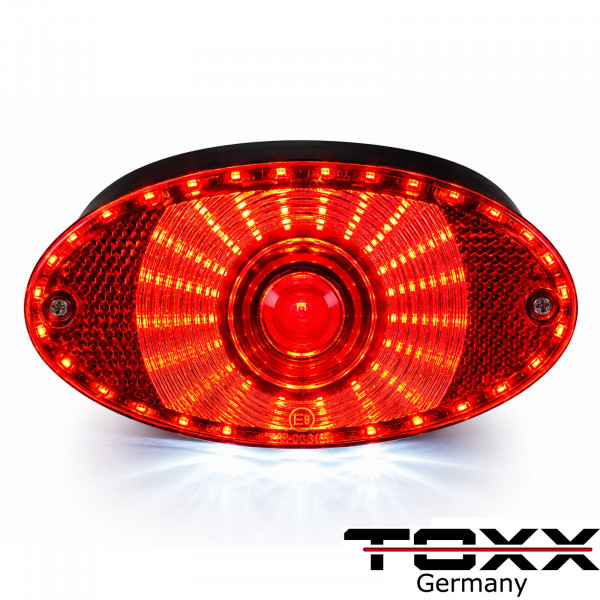 LED Rücklicht Cat Eye II schwarz getönt