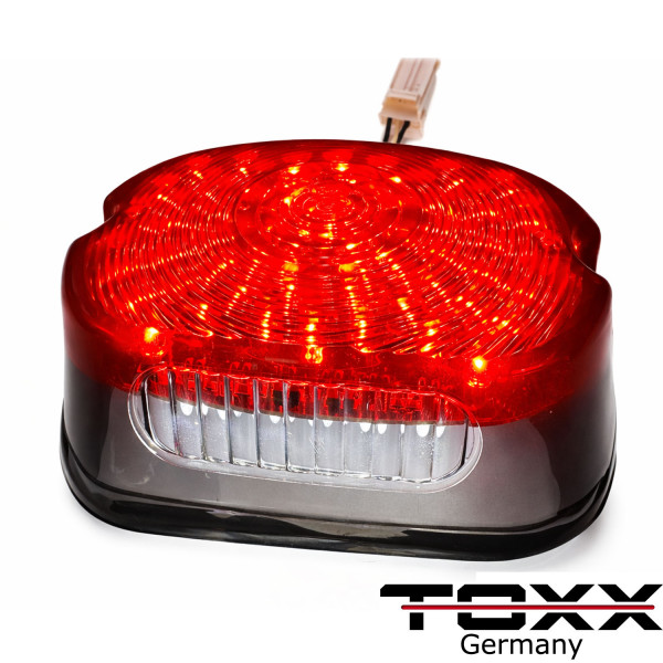 ToXx LED Rücklicht schwarz getönt passend für Harley Davidson