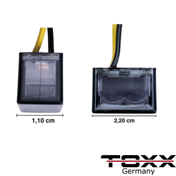 ToXx LED Blinker Cube schwarz getönt