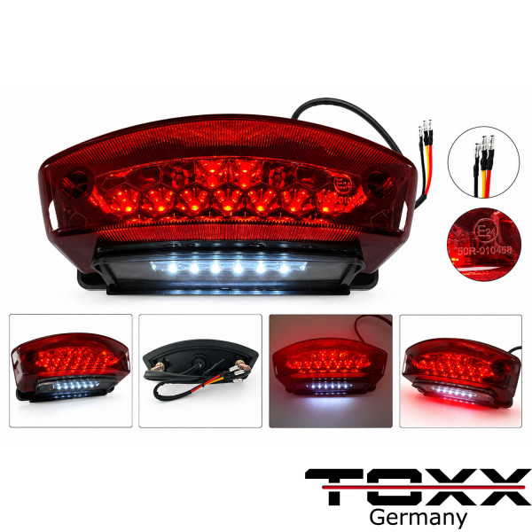 LED Rücklicht HexaGlow schwarz getönt