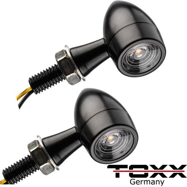 LED Blinker Bullet Clear 4er Set