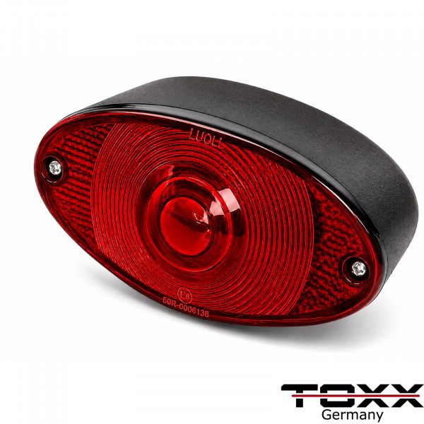 LED Rücklicht Cat Eye II schwarz rot