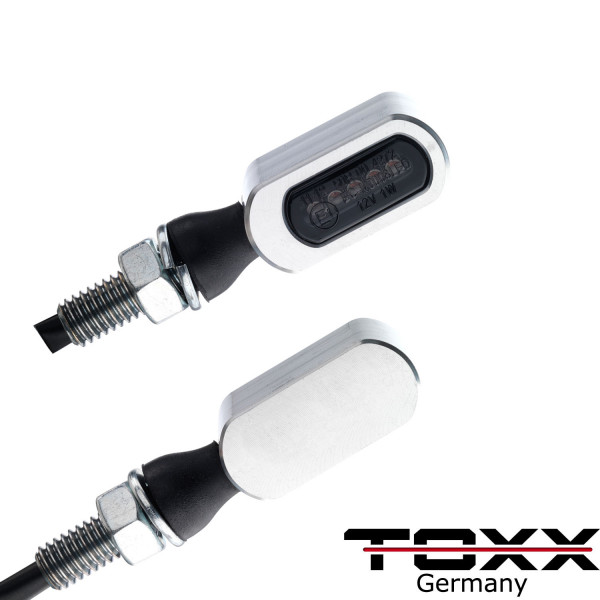 ToXx LED Blinker Attos chrom getönt