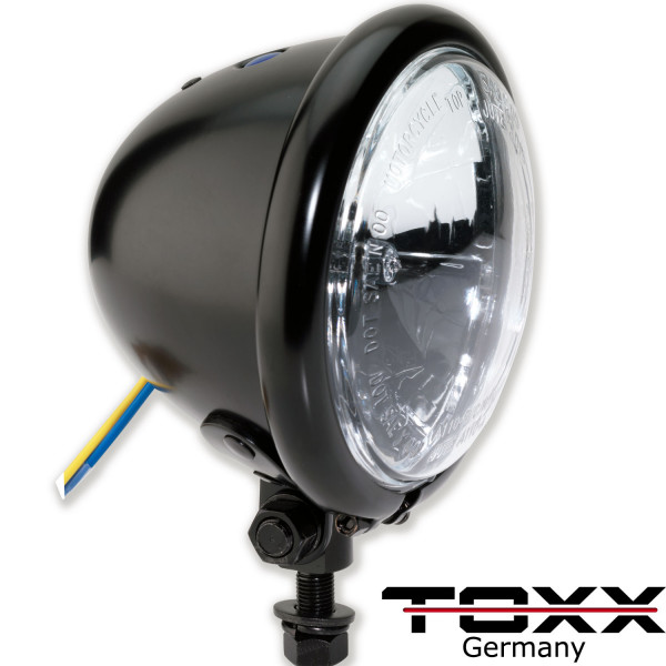 Motorrad Fernlicht Scheinwerfer Bates Style 4 1/2 Zoll