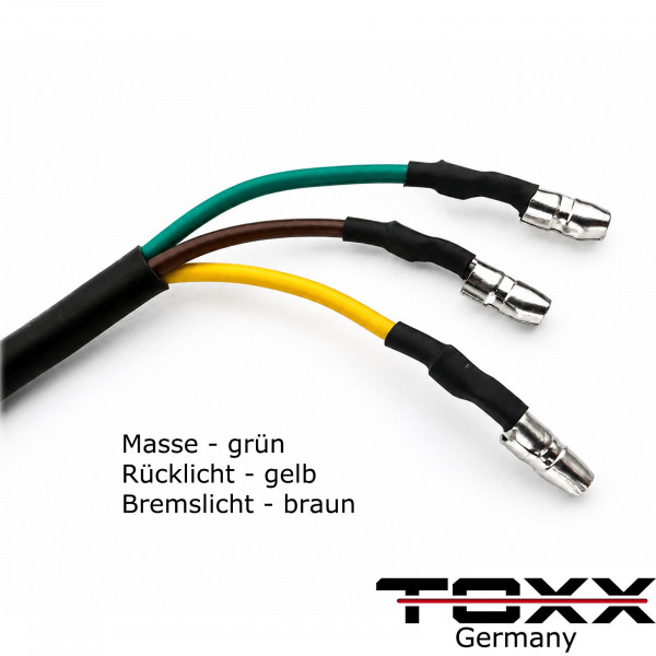 LED Motorrad Rückleuchte Street One schwarz smoke getönt