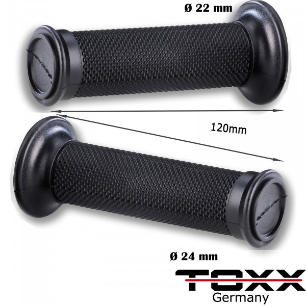ToXx Motorrad Griffe schwarz