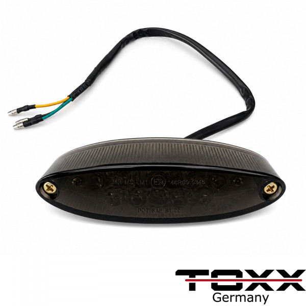 LED Motorrad Rückleuchte Street One schwarz smoke getönt