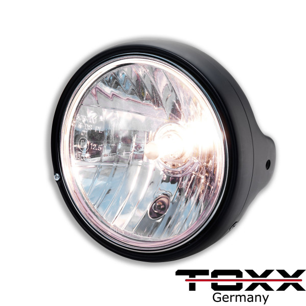 ToXx Motorrad Scheinwerfer British Style 7 Zoll